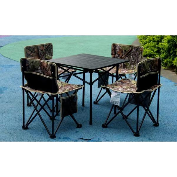Portable Mountain Camping Picnic Table with Chairs Modern Design and Durable Material