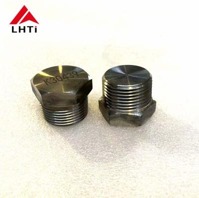 Forged Titanium Stud Bolt Nuts Lightweight Nature/Colored CNC Fasteners With Tolerance 0.13mm