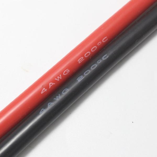 Flexible Silicone Cable 5000/ 0.08 4AWG Tinned Copper Conductor Silicone Rubber Wire