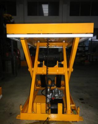 Harbor Freight Hydraulic Table 1.80*1.20m Table Size Lifting Up By Motorized With Yellow Color