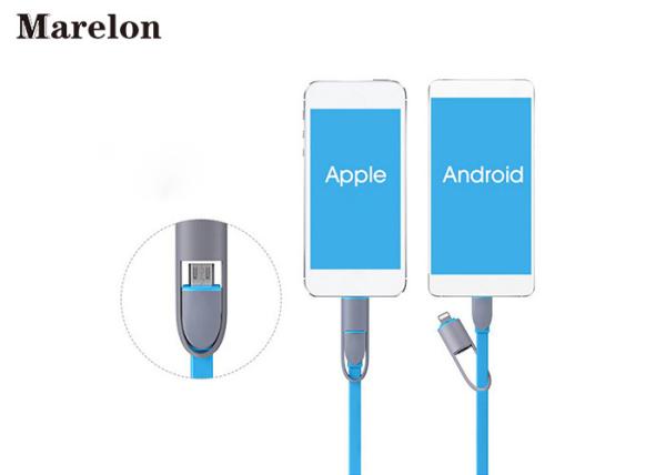 Micro Sync Charge Cable 8 Pin 2 In 1 Abrasion Resistant For IPhone 5 6 6s 7 7plus