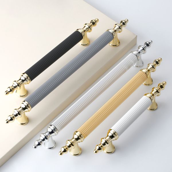 Luxury Cabinet Wardrobe Bathroom Cabinet Door Drawer Furniture Handle Hardware Decorative Handle for Kitchen Living Room