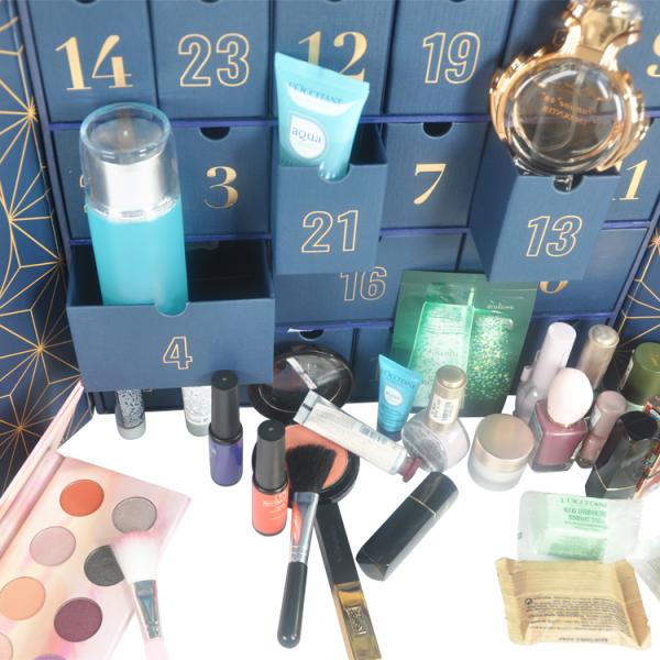 Подарок рождества коробки календаря пришествия artpaper картона C2S изготовленный на заказ