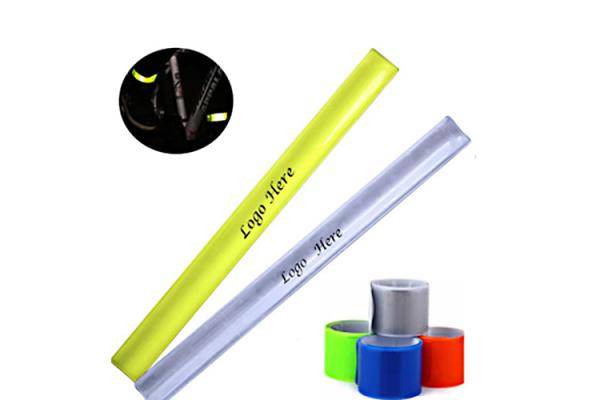 Magic Applauded Reflective Slap Bands Eco Friendly High Safety At Night