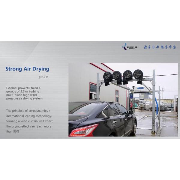 Risense HP-231 Lavadora de coches sin contacto L*W*H 7600*3315*3100 para una instalación rápida