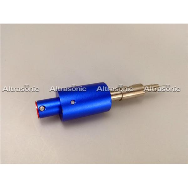 Black Ultrasonic Cutting Machine For Themoplastic Triming Installed On Machine Or Lines