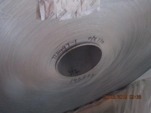 Liga 8011, folha de alumínio hidrófila azul de alumínio de folha da categoria industrial da têmpera H22/0.152MM para o estoque da aleta