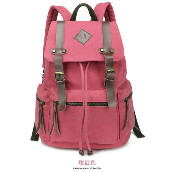 New canvas shoulder bag men and women casual canvas bag tide backpack schoolbag bag Europe