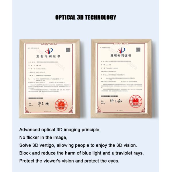 Visualization Polarization Screen Effect Display Virtual Cinema Full Color 3D Display Screen