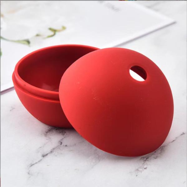 Kitchen Tool Silicone Ice Ball Mold Single Hole Soft Rubber for Bar Ice Cream Makers