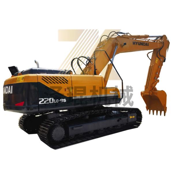 2019 Used Hyundai 220-9S 22Ton Crawler Excavator with Hydraulic Pump