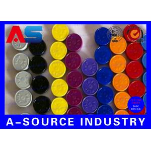 Белые пластмассовые алюминиевые крышки для фармацевтических бутылок 10 мл Стеклянные бутылки