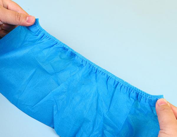 Eco Friendly SMS Disposable Shoe Covers Anti Skid Rainproof