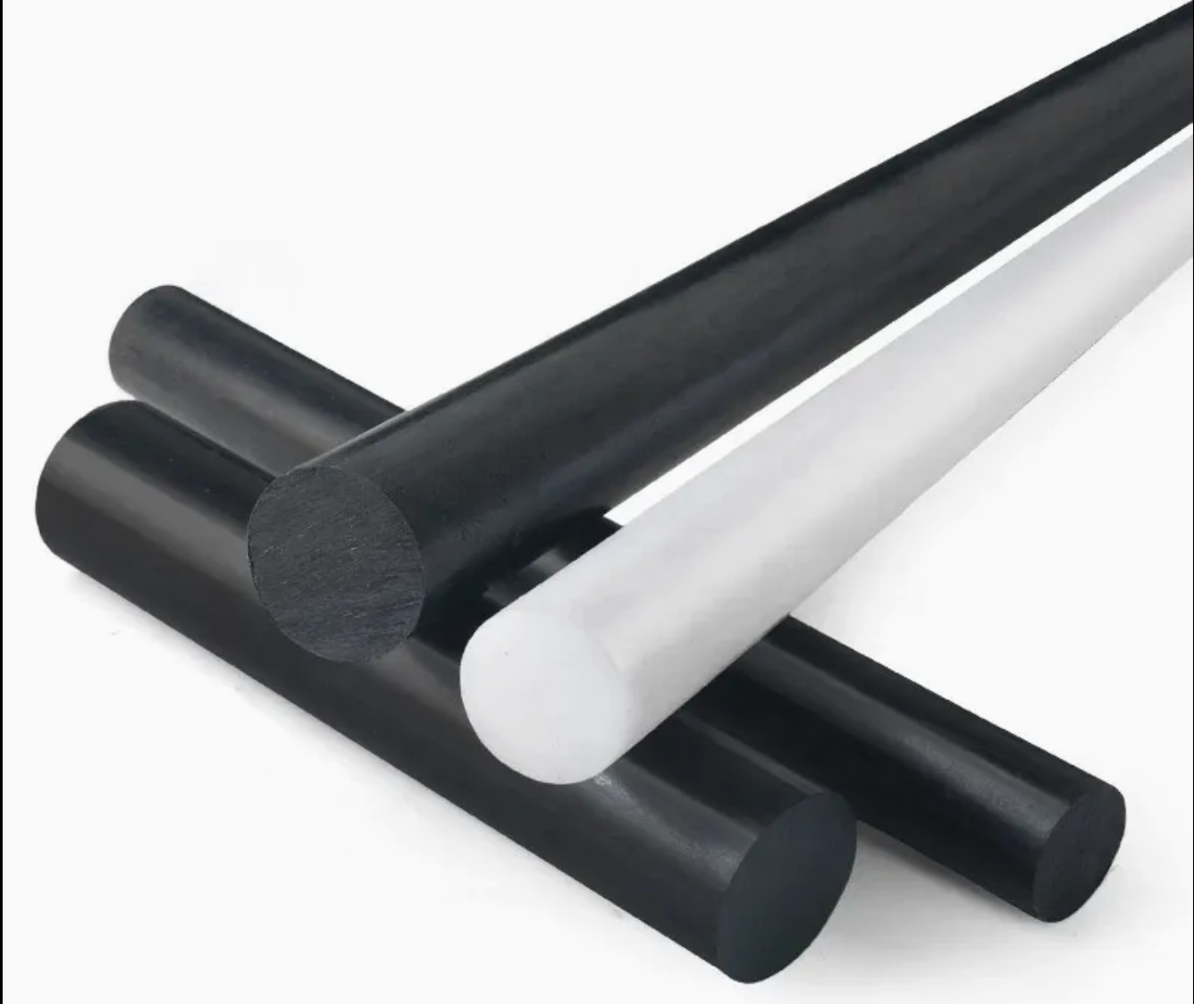 Smooth Surface Nylon Plastic Rod for High Voltage and R110-120M91-M88 Hardness Performance