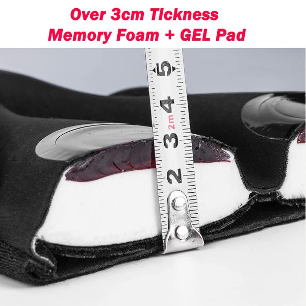 Accesorios de la bici y del ciclo, piel artificial gruesa de la esponja de Seat de la bici de los 3CM