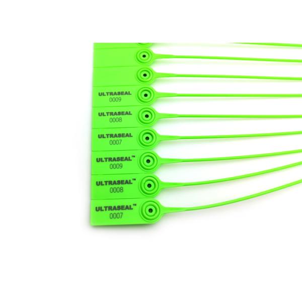 450mm Length Plastic Security Seal with Laser Print and > 150N Tensile Strength for Secure Disposable Locking