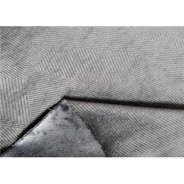 Burnout Velvet Fabric 95% Polyester 5% Spandex Bonded Super Soft Fabric For Garments