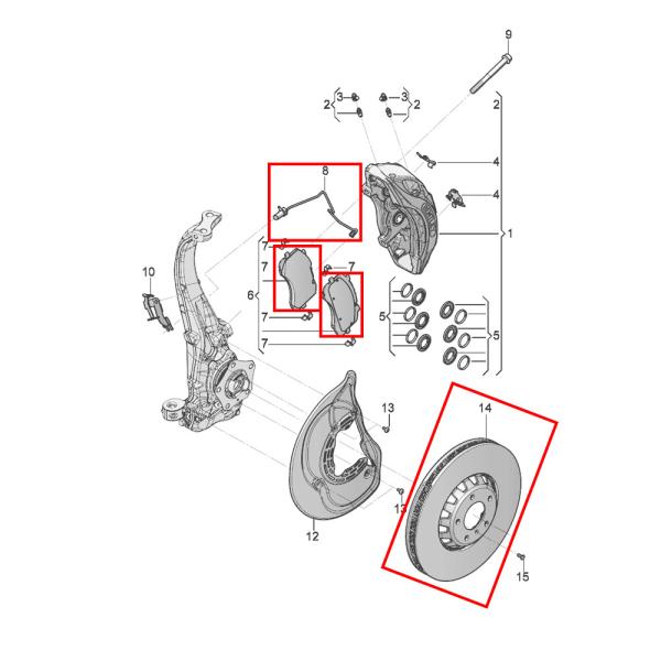 Pour Bentley Bentayga, plaquettes de frein avant et arrière avec rotors fournis OEM 4M0698451T 4M0615601K 4M0615121P 4M0698451C 4M0615601N 4M0698151AE 4M0615121R 4M0615301AJ