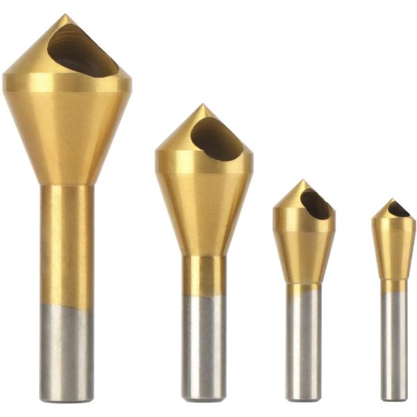 HSS Slanting Hole Countersink Drill Bit Deburring with Rounded Oblique Hole and Inner Hole