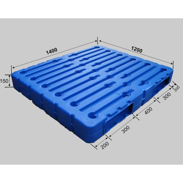 Rackable Load HUADING Double Sides Plastic Pallet for Flour Bags in Warehouse Storage