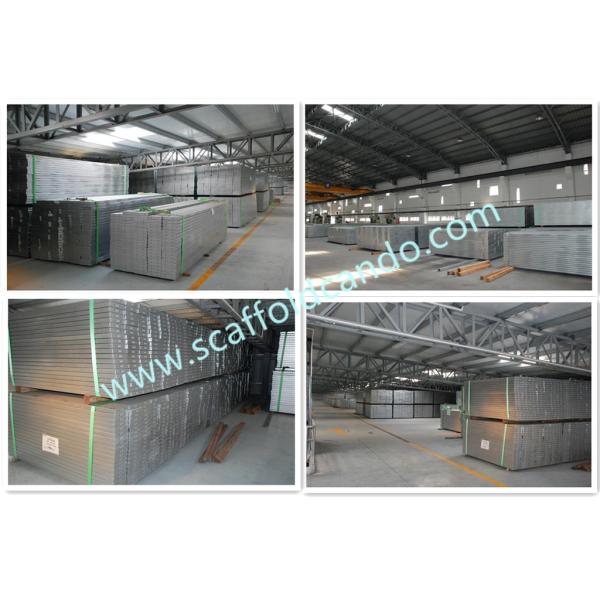 Q195 galvanized scaffolding steel plank steel board decking working platform 250 width with 2.0ML, 3.0ML, 4.0ML