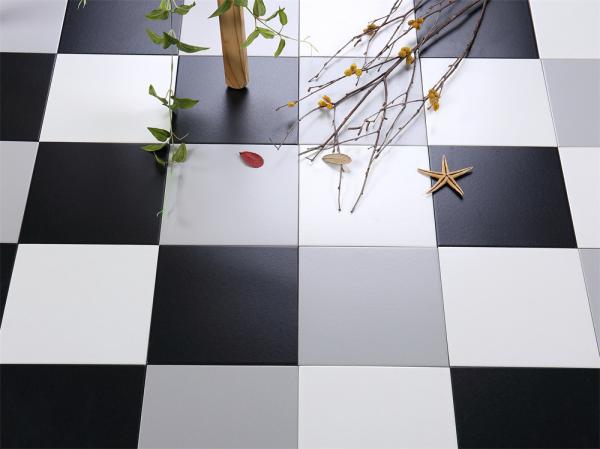 200x200mm Black White Grey Ceramic Rustic Floor Tile