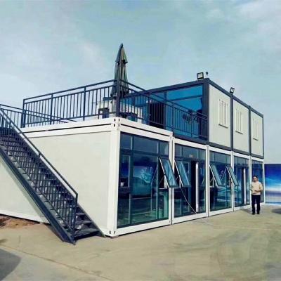 Zontop  Luxury 40 Feet Stackable Flat Pack Fully Furnished Prefabricated  Storage Prefab  Container  Home House
