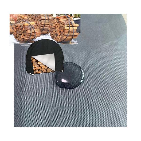 Factory wholesale RECYCLED POLY 600D 64T 100%polyester oxford fabric for log cover