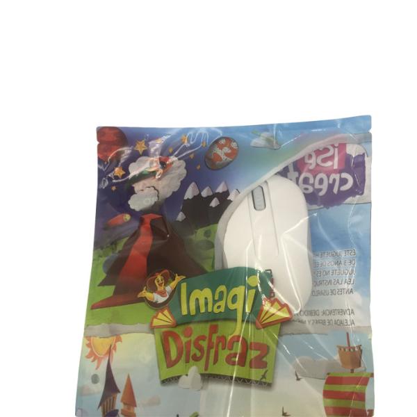 Free Samples Clear Window Heat Press Flap Plastic  Bag for Toy Bag for Safe Children Products Custom Cartoon Printing