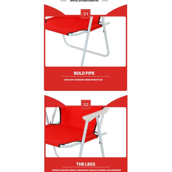 Small Lightweight Foldable Fishing Chair Folding Camping Chair Oxford Cloth