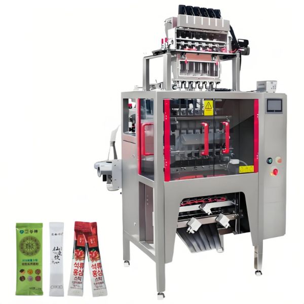 8 Lane Multi Lane Packing Machine Liquid Paste Powder Sachet Filling Machine 7.5KW