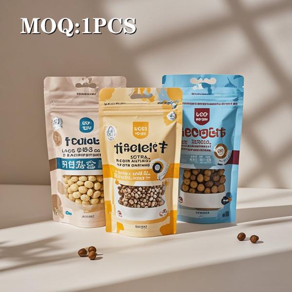 Custom Printed Stand-up Pouch For Edible Candy And Tea 3.5g 7g 14G 1oz 1lb 1kg Food Frosted Mylar Zipper Bag