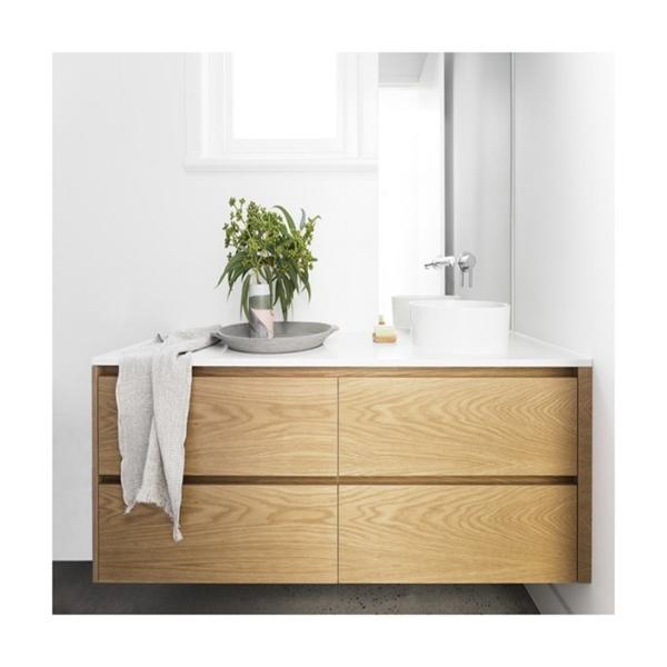 72 Inches Rectangle Solid Surface Double Sink Bathroom Vanity with Customization