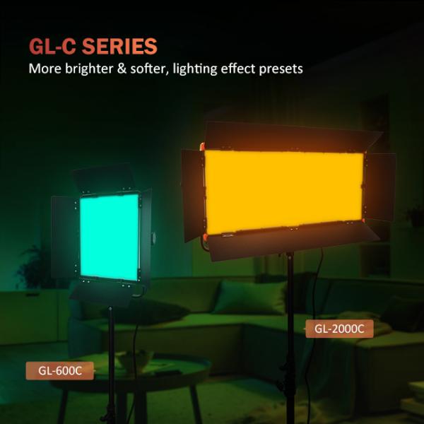 Полный металл Rgbw светодиодный фотоаппарат 200w Телевизионное оборудование Cri 95ra Для освещения видеостудии