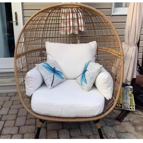 ODM OEM Hanging Patio Swing Chair Outdoor Indoor Garden PE Rattan Swing Chair