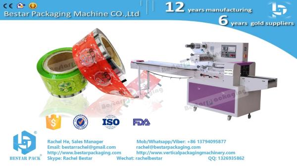 Food plastic roll film for lollipop packaging