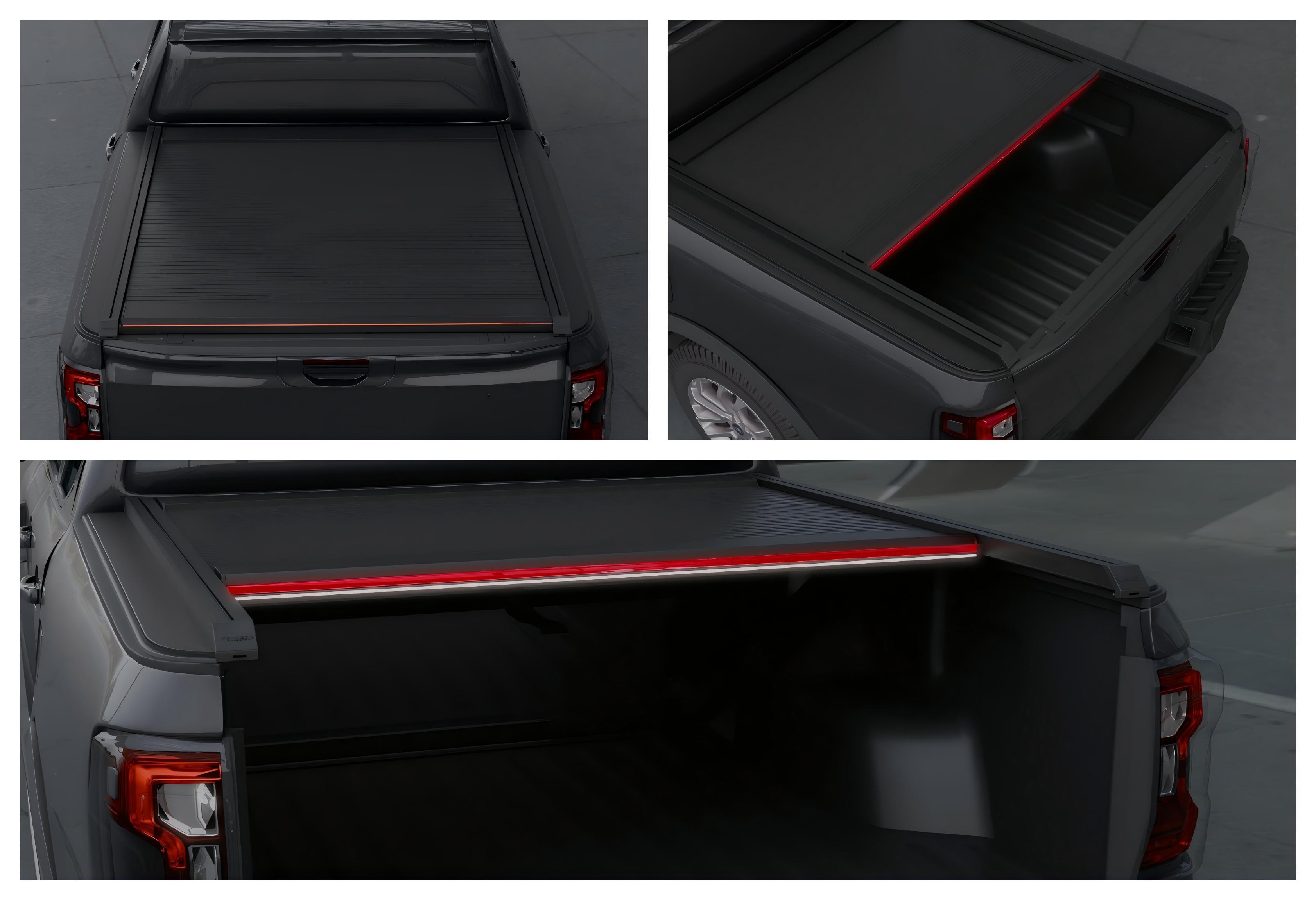 Weatherproof Aluminum Hard Roller Lid Pickup Truck Cargo Bed Protector Cover