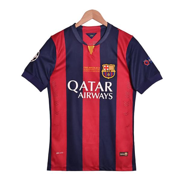 Barcelona Retro 2014-2015 Home Jersey Group Customization Exclusive Classic Reappearance