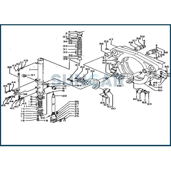 233-71-00010 2337100010 Blade Lift Cylinder Seal Kit For KOMATSU Grader