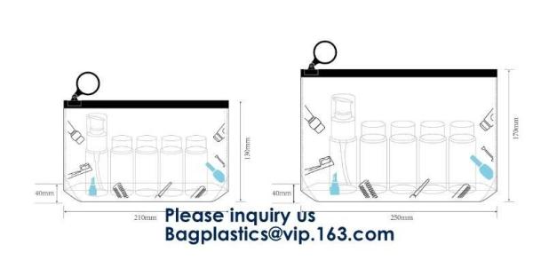Clear PVC k Bag For Gift Package,OEM Service Transparent Packaging Pvc Slider Frosted Bag,EVA Slider Zipper Bag So
