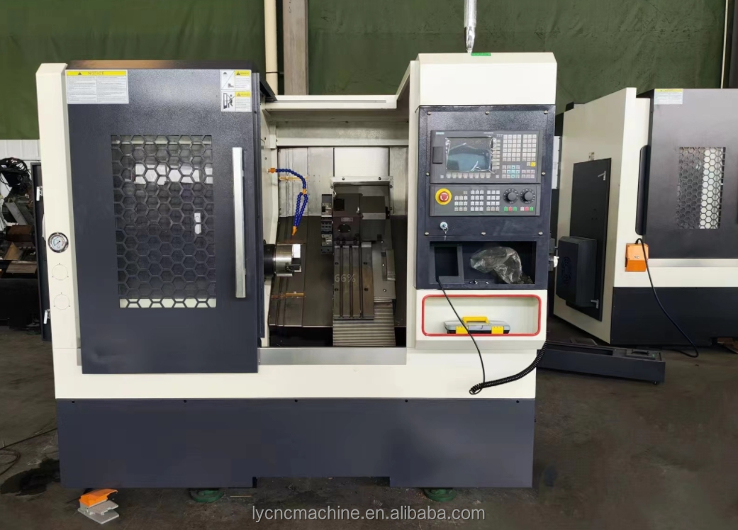 Металлический CNC наклонный лежащий токарный станк TCK40 Наиболее популярный высокоскоростной CNC-токарный станк с CE