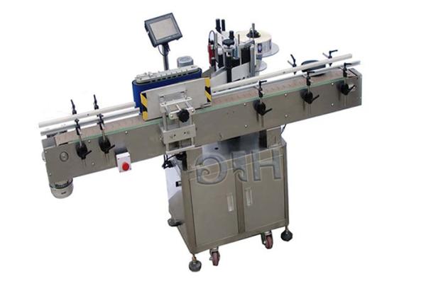 Vertical Sticker Labeling Machine , Wine / Plastic Bottle Labeling Machine 2KW