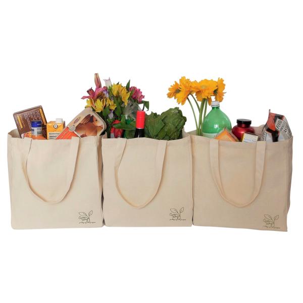 OEM Small Canvas Tote Bag Shopping Sublimation Printing 6OZ 8OZ 10OZ