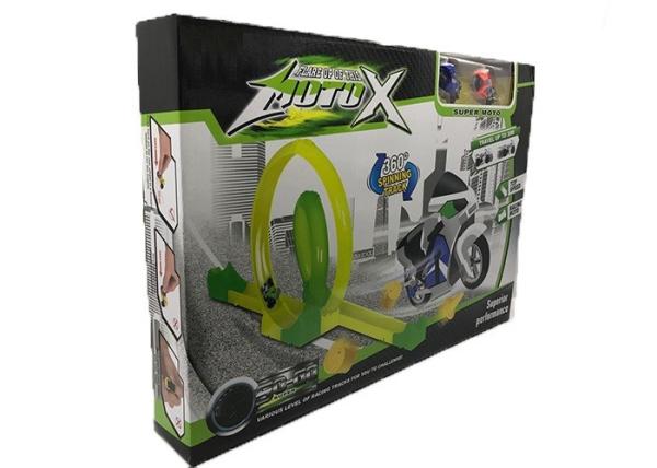Exciting Mini Motorcycle Kids Toy Race Track , Children's Race Track Playset