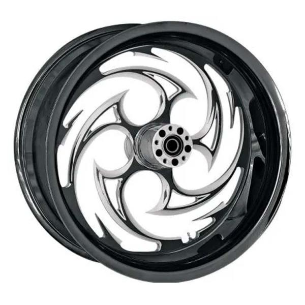Aluminum Alloy 17 Inch Forged Chrome Motorcycle Wheel for Harley Excellent Performance