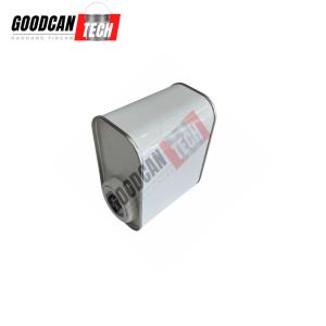 500ml Palm Oil Tin Can Customizable Paint Tin Sizes Rectangular