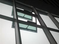 OEM / ODM fenêtre ouverte suspendue en aluminium isolée thermiquement