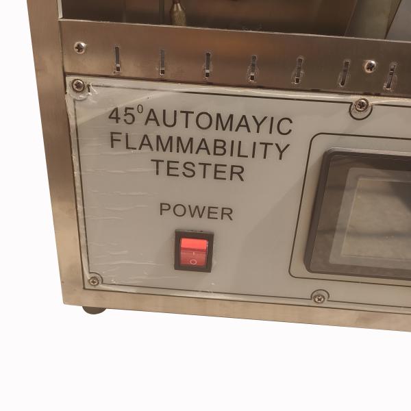 45 Degree Flammability Tester Automatic Burning Tester Flammability Test Chamber