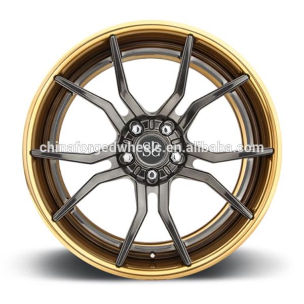 2-PC Forged Aluminum Alloy Rims For Ford Mustand / 22 inch Customized Aluminum Alloy Wheels Rims