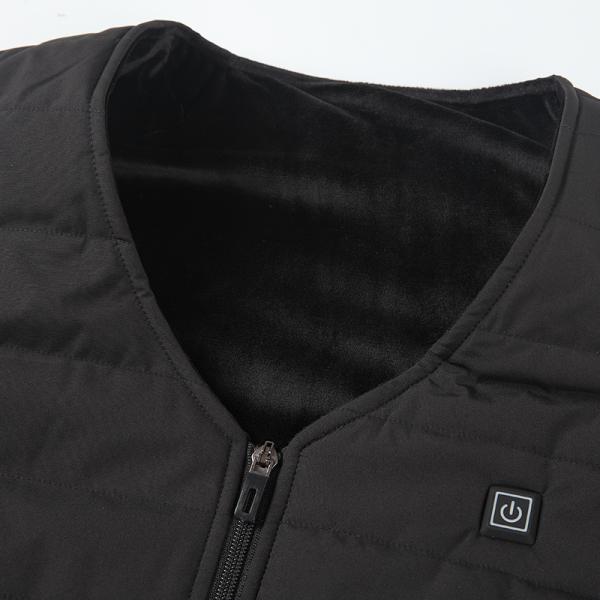 Polyester Heated Waistcoat Adjustable Women Heated Massage Vest Electric Heating Vest
